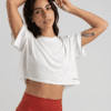Camiseta corta crop top