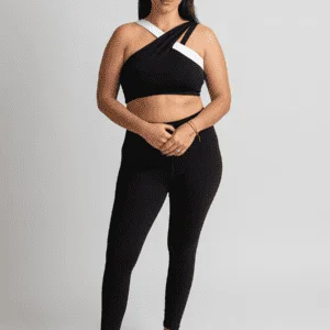 Top halter contraste