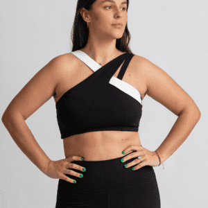 Top halter contraste