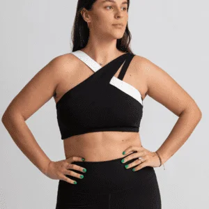 Top halter contraste