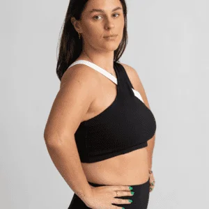 Top halter contraste